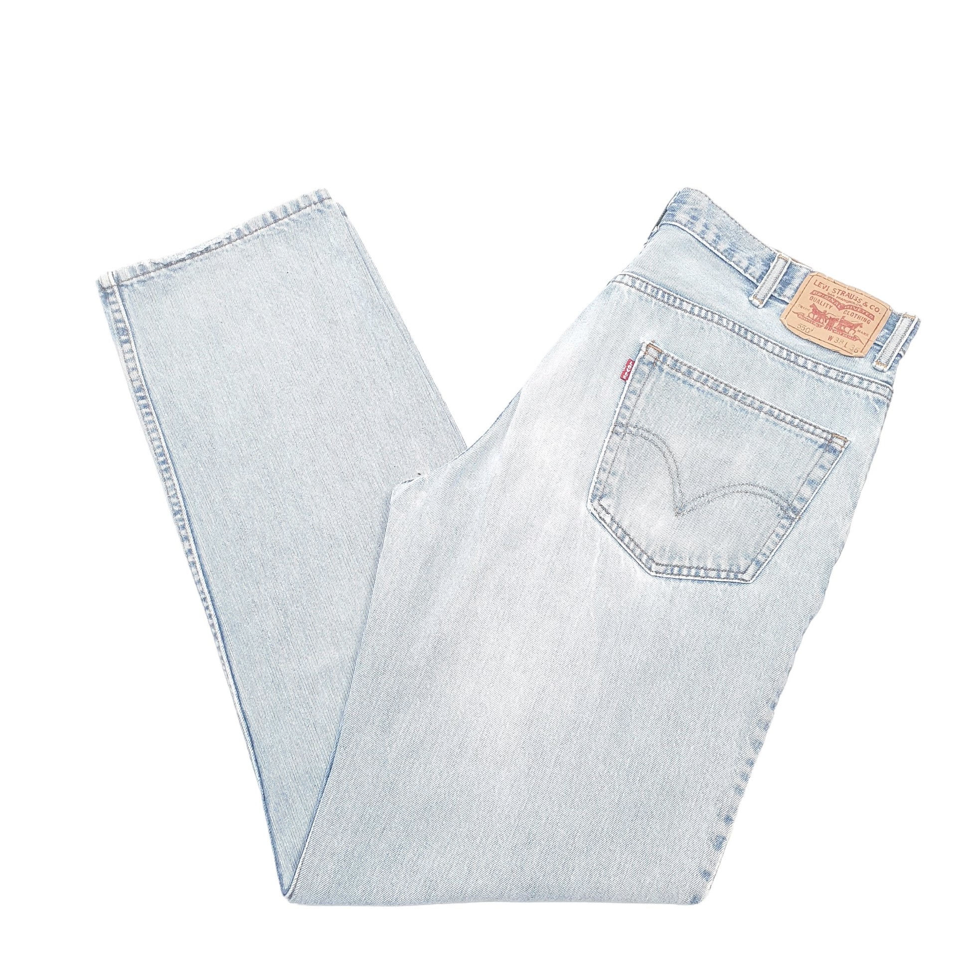 Mens Blue Levis  550 JeansW38 L36