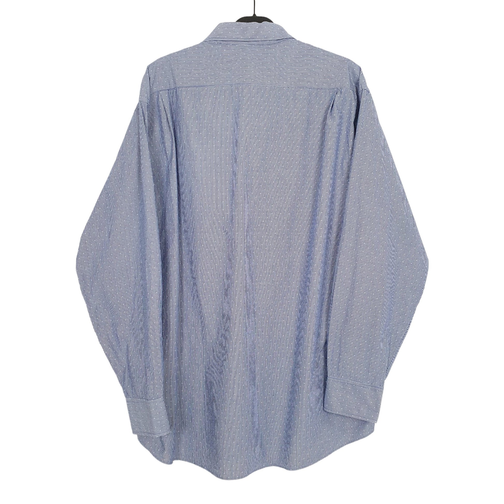 Tommy Hilfiger Long Sleeve Regular Fit Pinstripe Shirt Blue