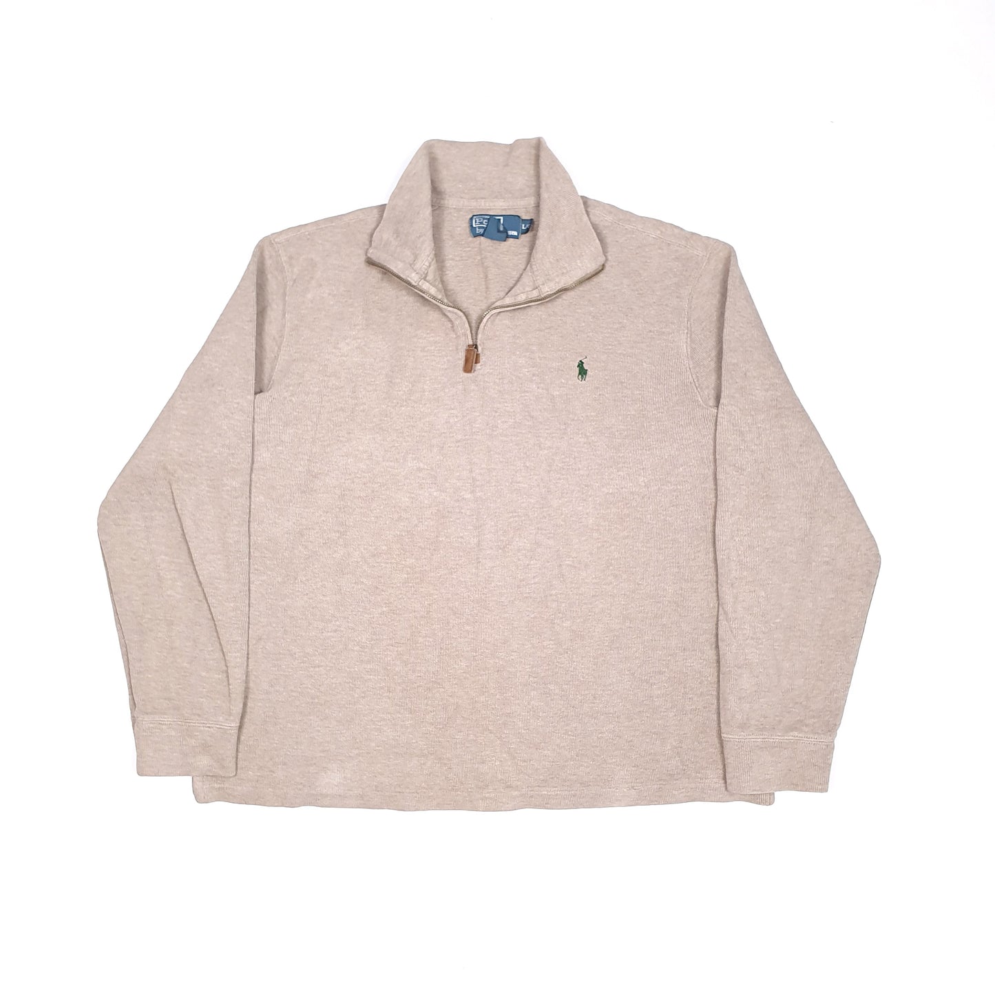 Grey Polo Ralph Lauren Quarter Zip Jumper