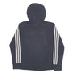 Womens Black Adidas Spellout Hoodie Jumper
