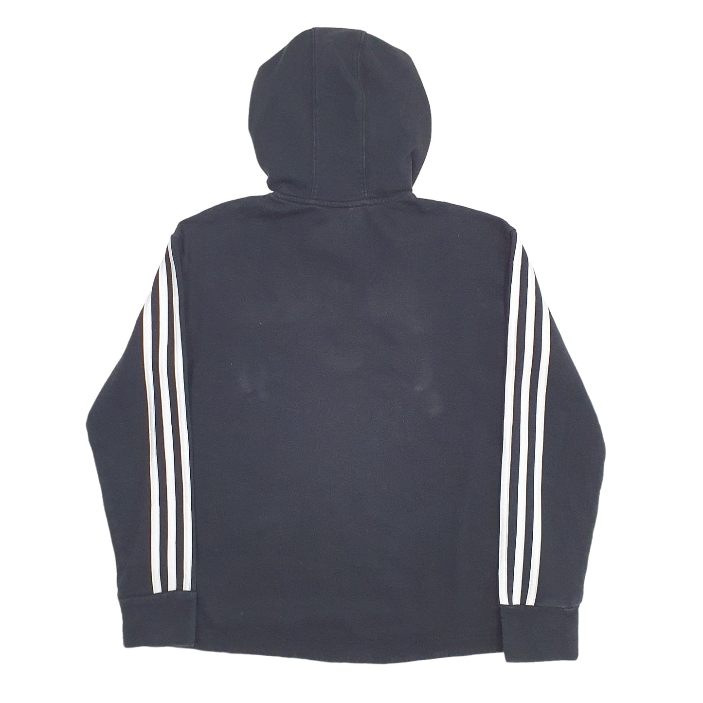 Womens Black Adidas Spellout Hoodie Jumper