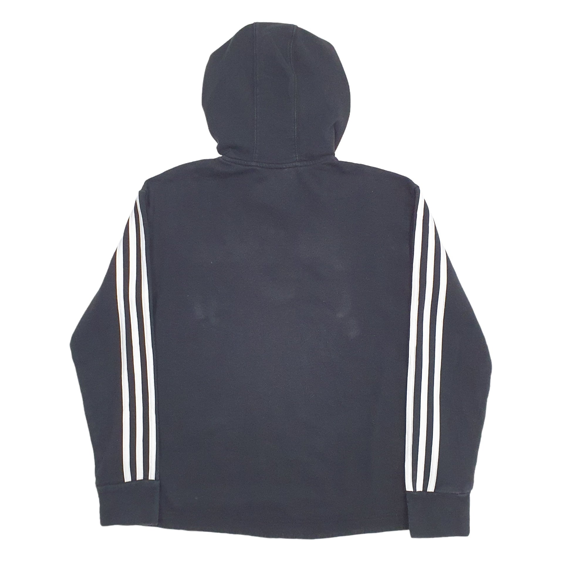 Womens Black Adidas Spellout Hoodie Jumper