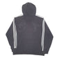 Mens Black Adidas Spellout Hoodie Jumper
