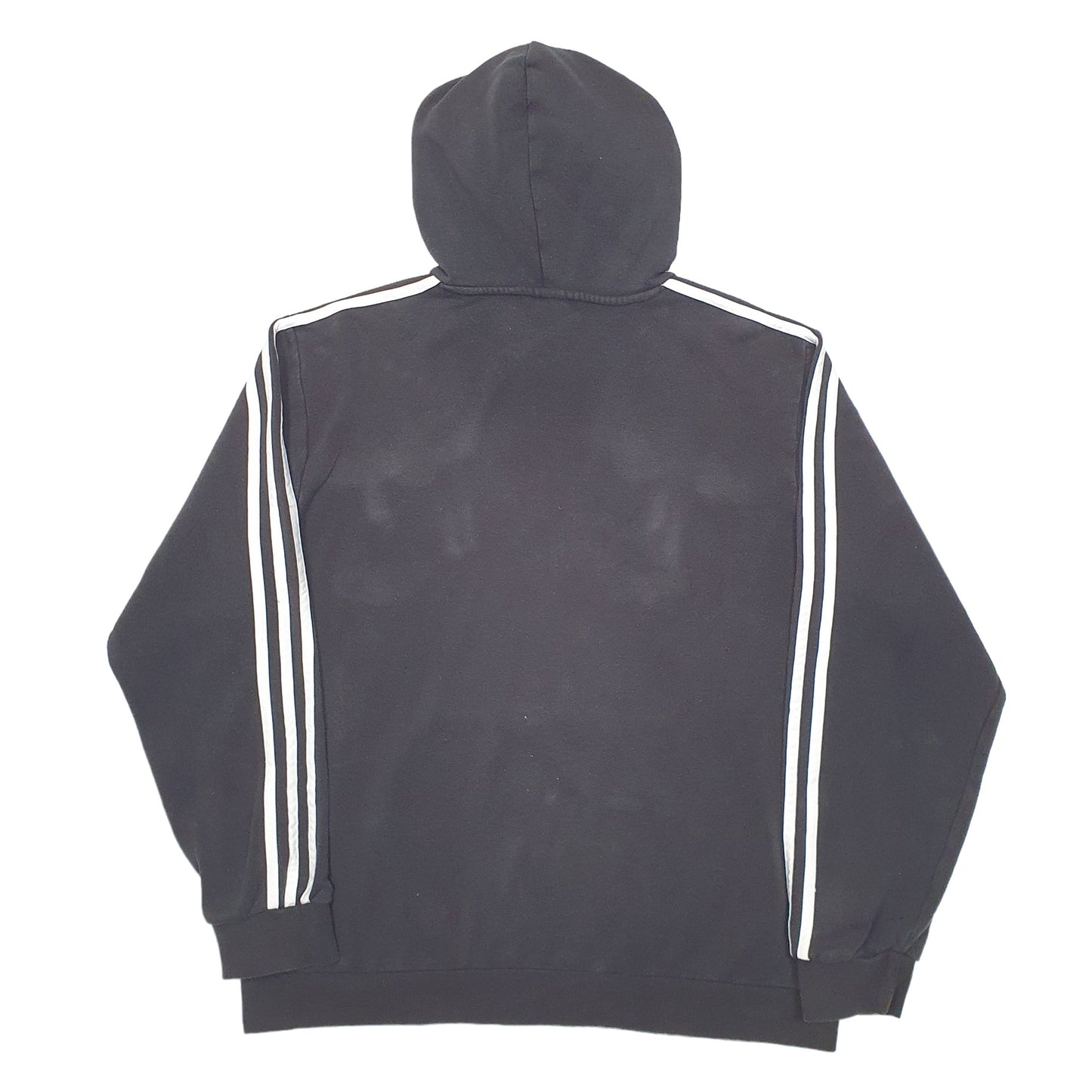 Mens Black Adidas Spellout Hoodie Jumper