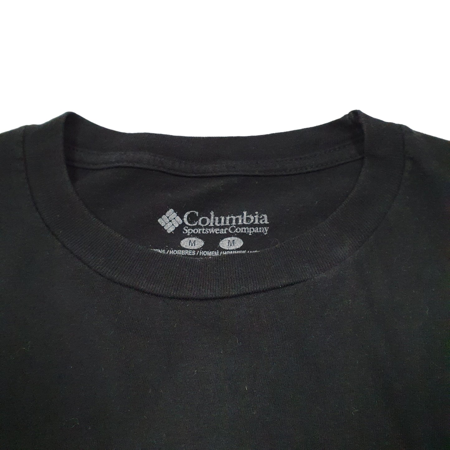 Mens Black Columbia Sportswear  Short Sleeve T Shirt