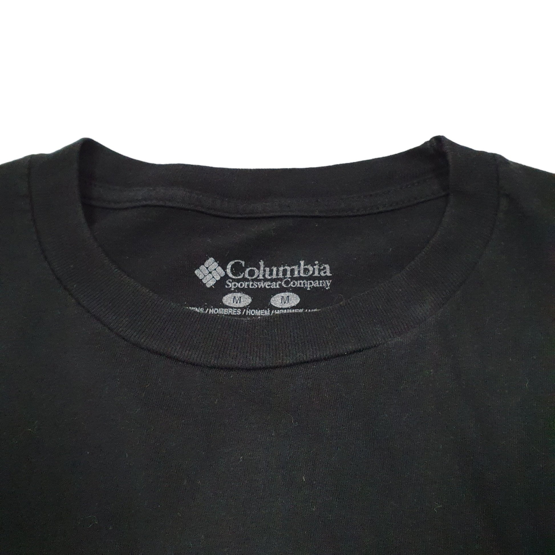 Mens Black Columbia Sportswear  Short Sleeve T Shirt