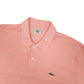 Lacoste Short Sleeve Polo Shirt Pink