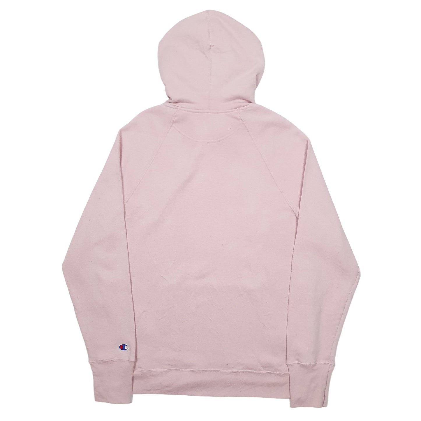 Mens Pink Champion Spellout Hoodie Jumper