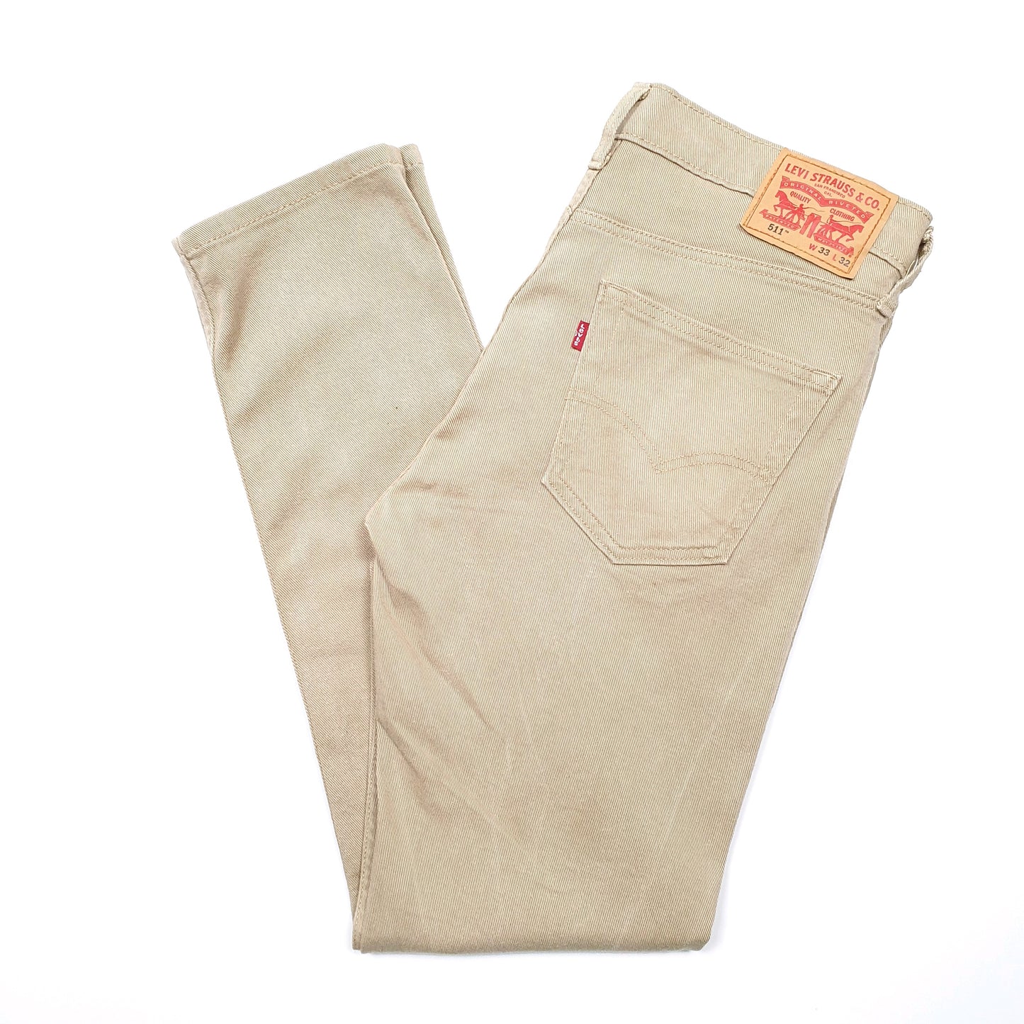 Levis 511 Slim  Fit Jeans W36 L31 Beige