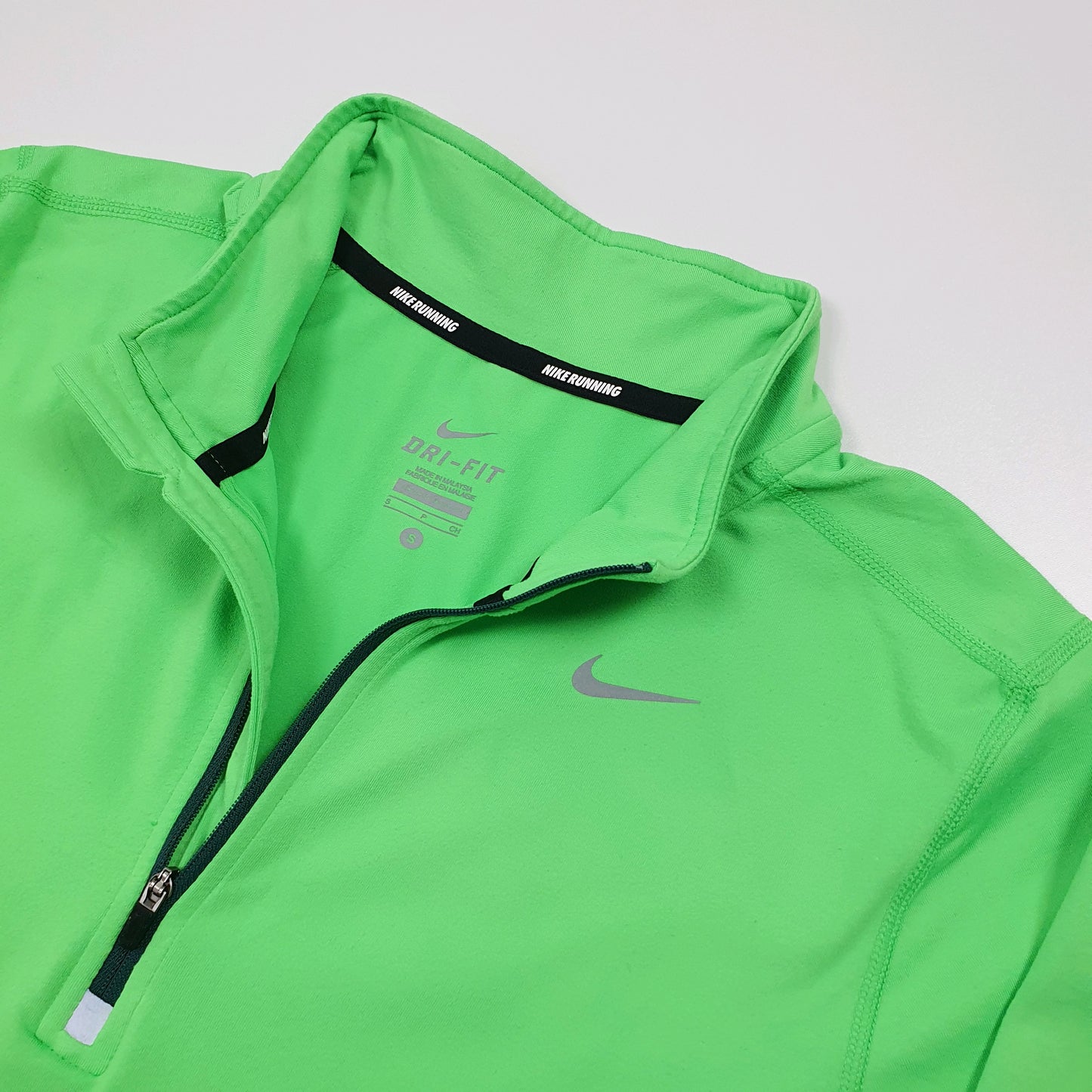 Nike Running Quarter Zip S Green