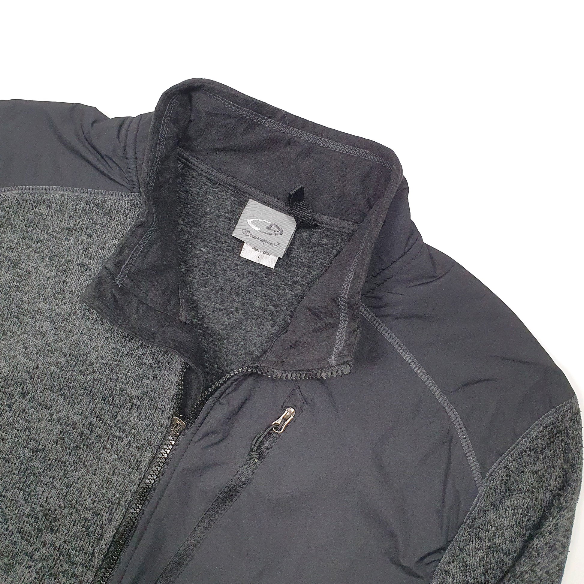 Champion Full Zip Fleece L Grey