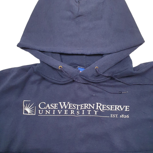 Mens Navy Champion USA College Hoodie Jumper