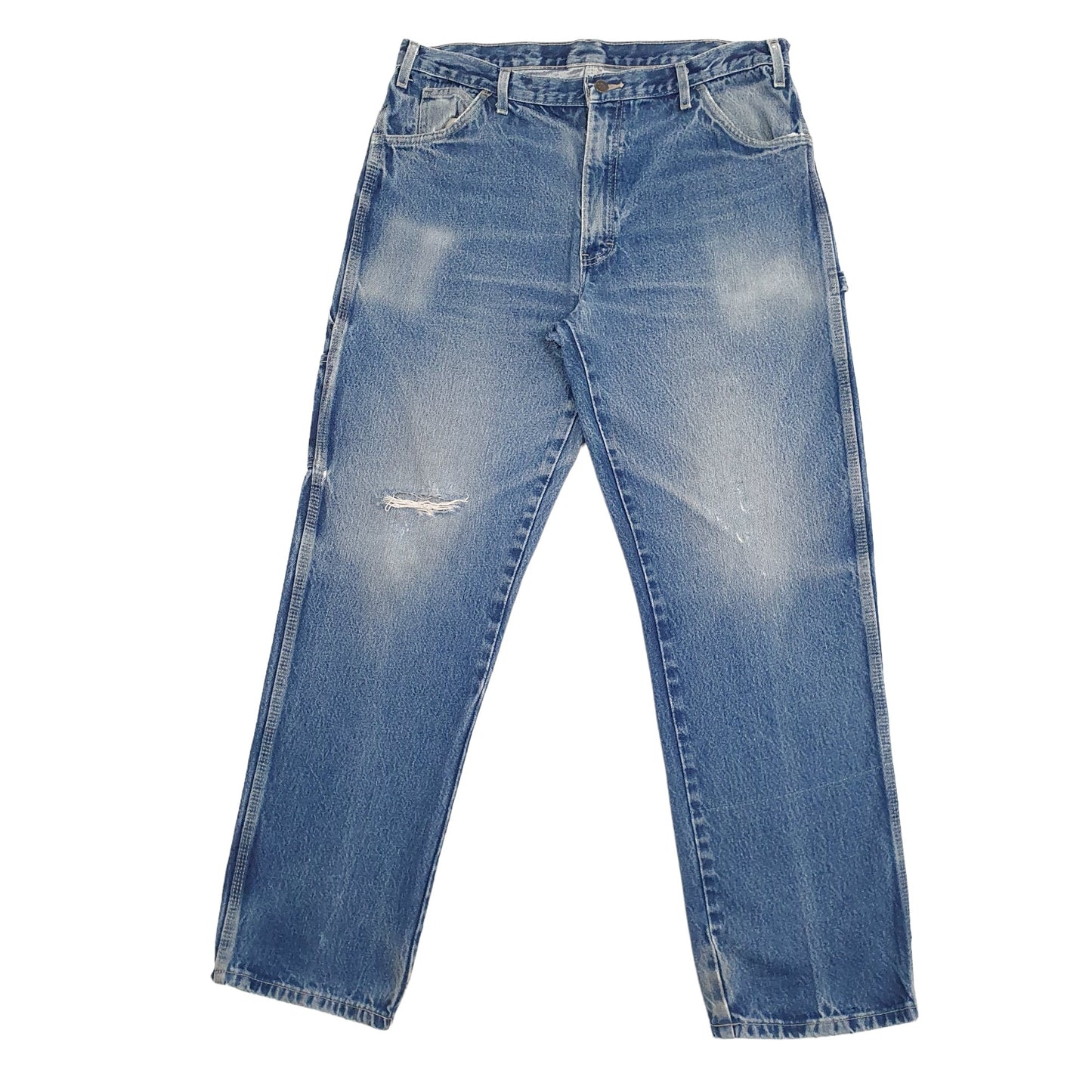 Mens Blue Dickies  Carpenter Trousers