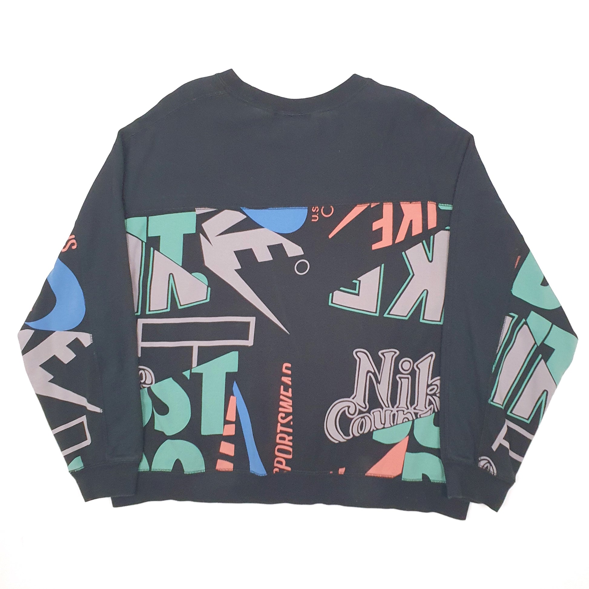 Womens Black Nike  Crewneck Jumper