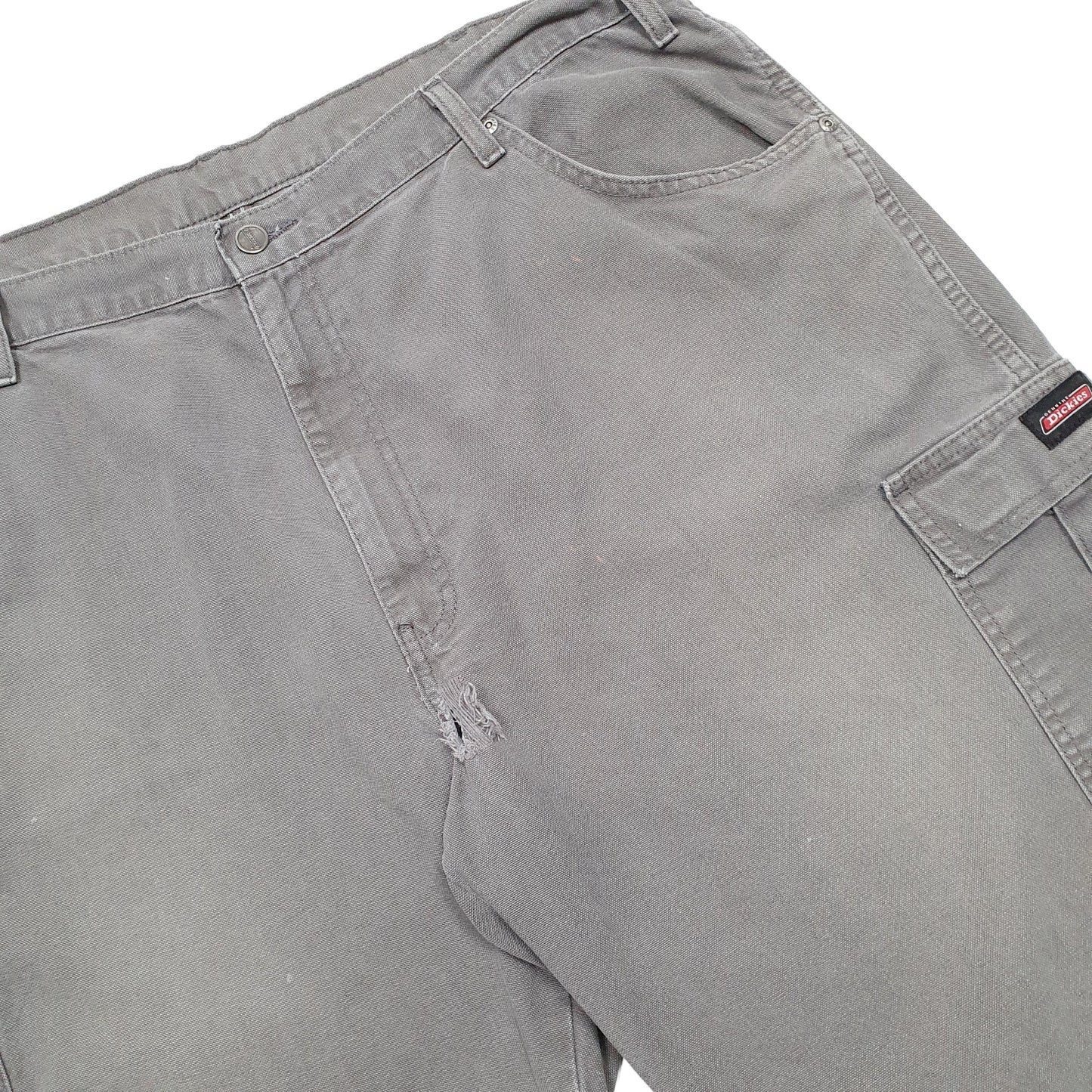 Mens Grey Dickies  Cargo Shorts