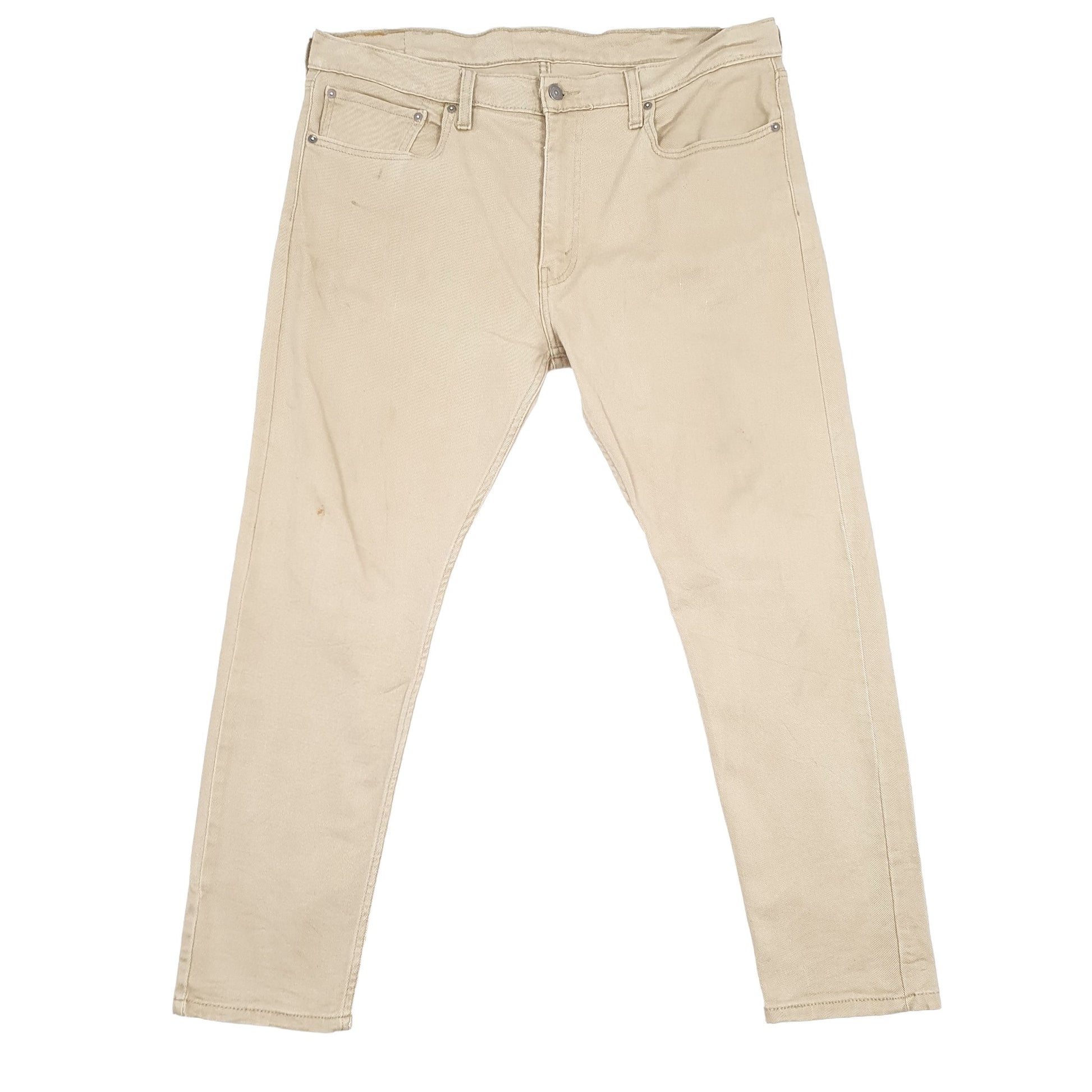 Levis 512 Slim Fit Jeans W38 L28 Beige