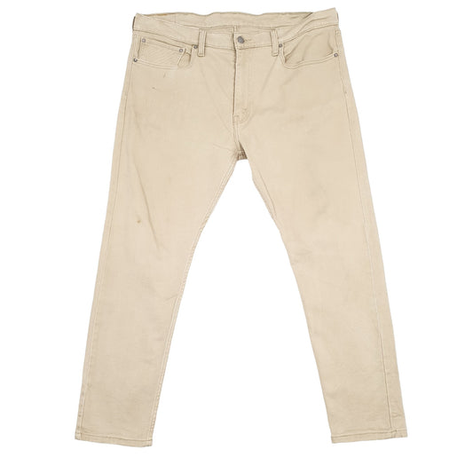 Levis 512 Slim Fit Jeans W38 L28 Beige