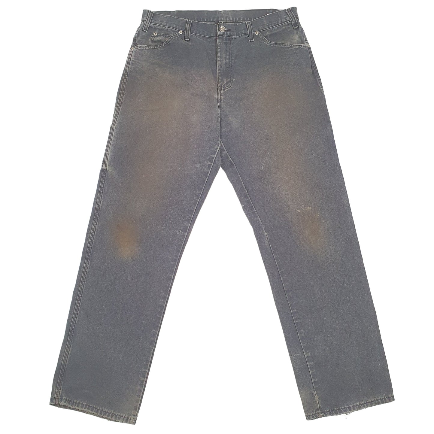 Mens Dickies Black Carpenter Trousers W36 L32 Black