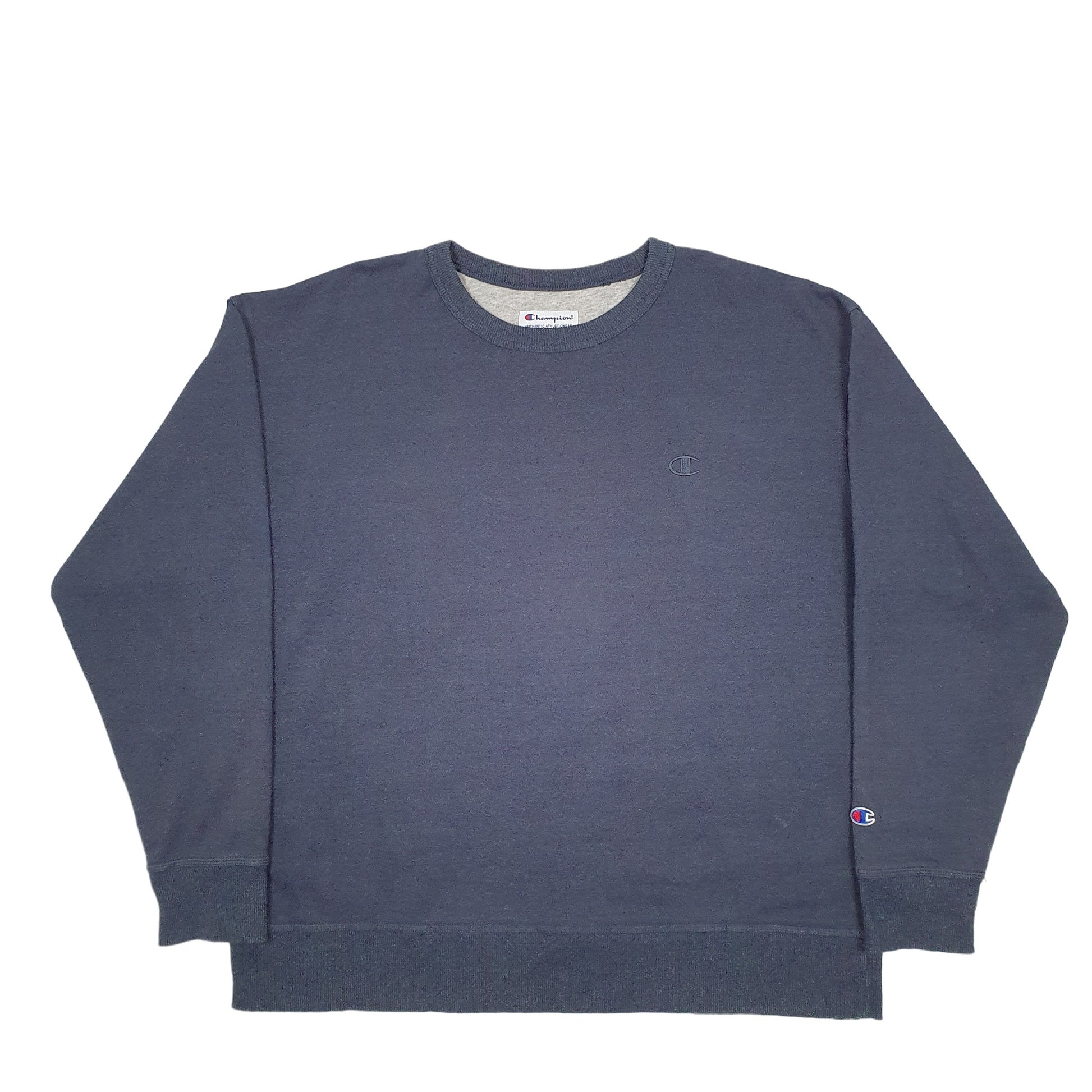 Mens Grey Champion  Crewneck Jumper