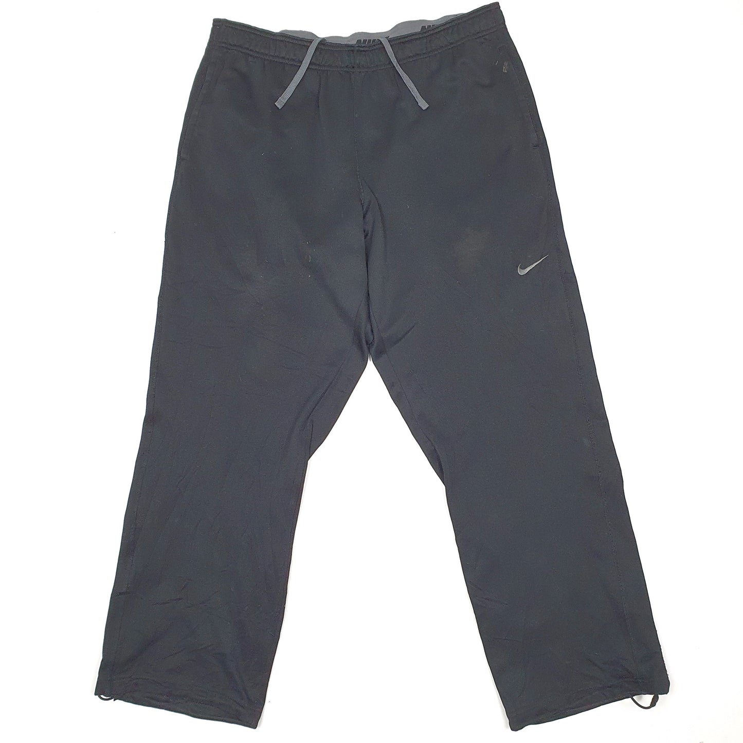 Mens Black Nike Therma Fit Active Track Suit Bottoms Jogger Trousers