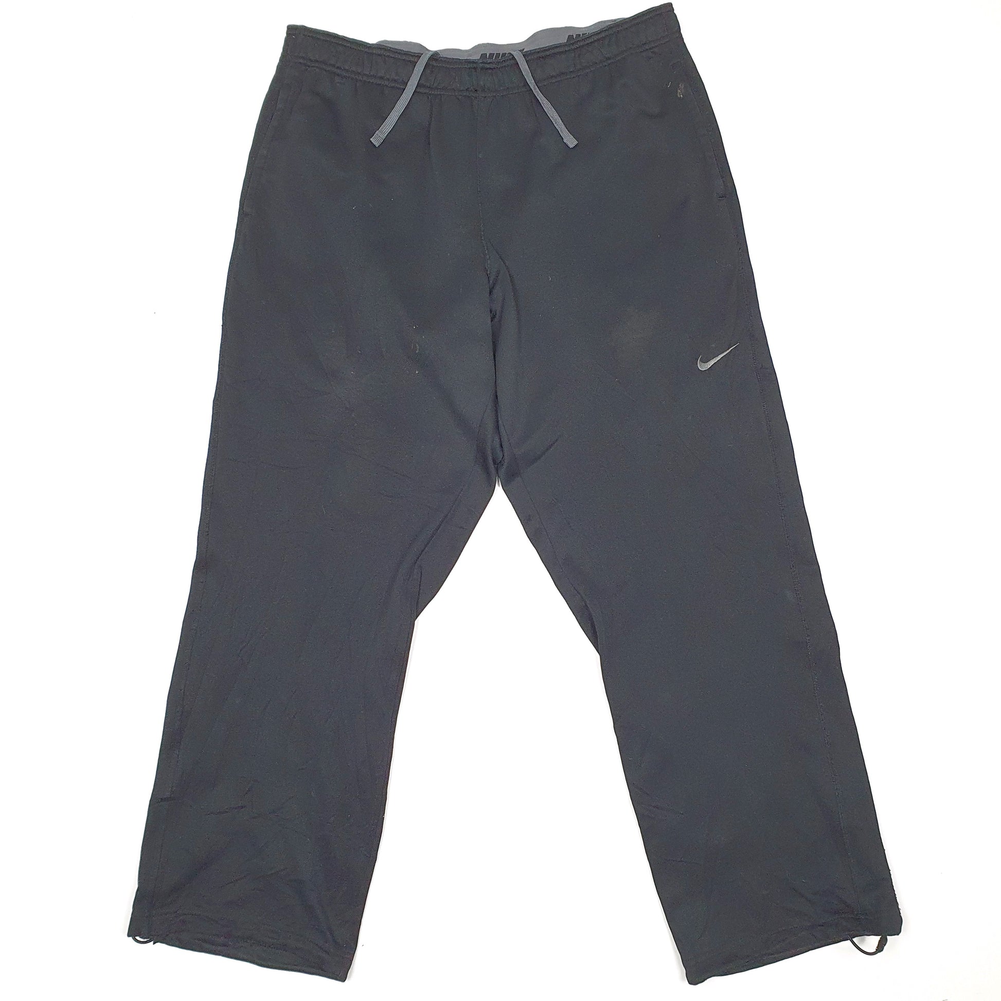 Mens Black Nike Therma Fit Active Track Suit Bottoms Jogger Trousers