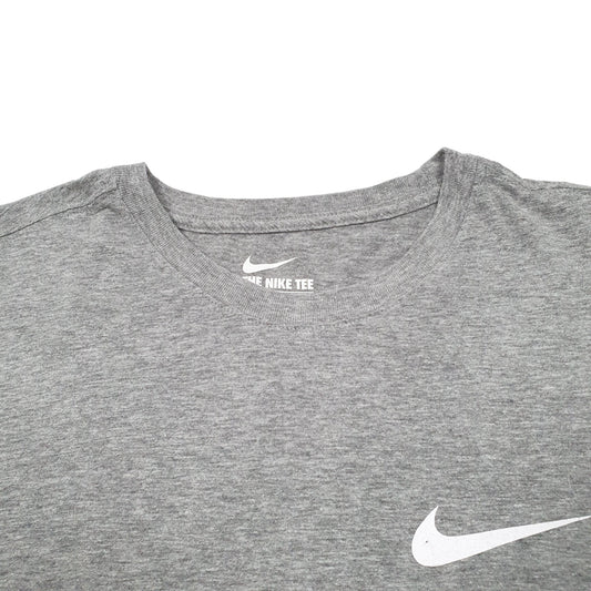 Nike Long Sleeve SB Skateboarding Short Sleeve T Shirt Grey