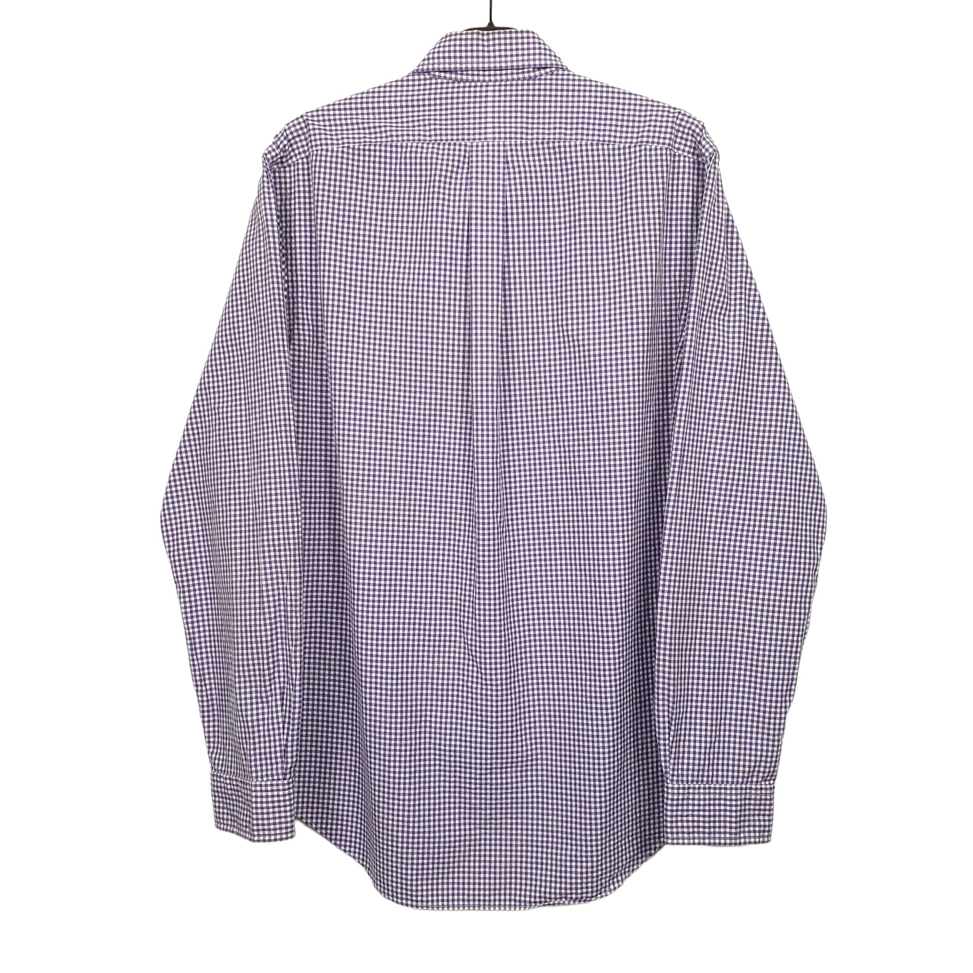 Ralph Lauren Long Sleeve Regular Fit Check Shirt Purple