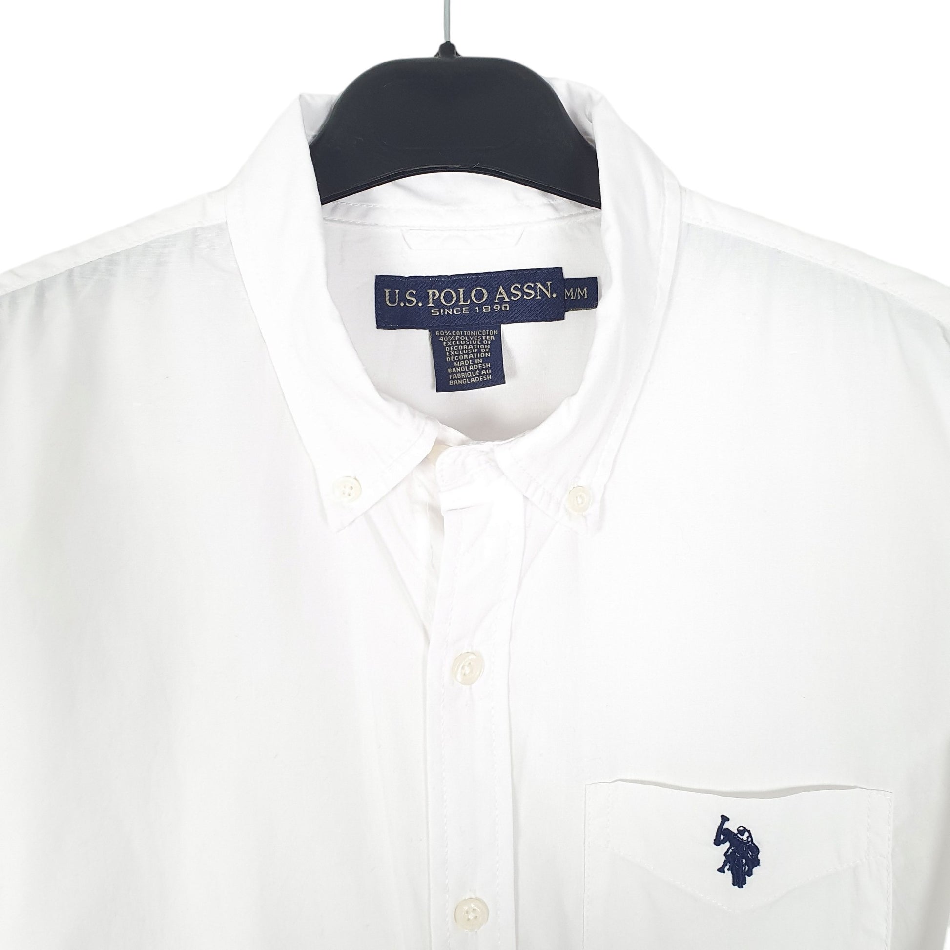 U.S Polo Assn Long Sleeve Regular Fit Shirt White