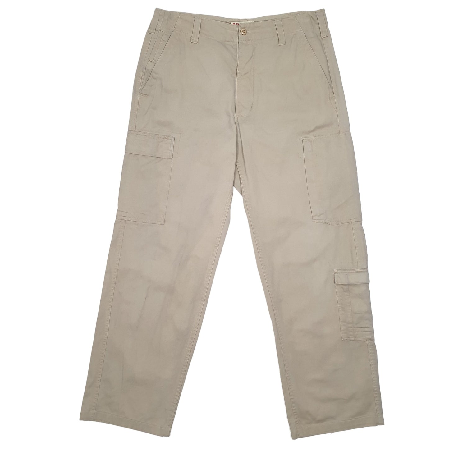 Mens Beige Illegal Jeans Inc Combat Pants Cargo Trousers