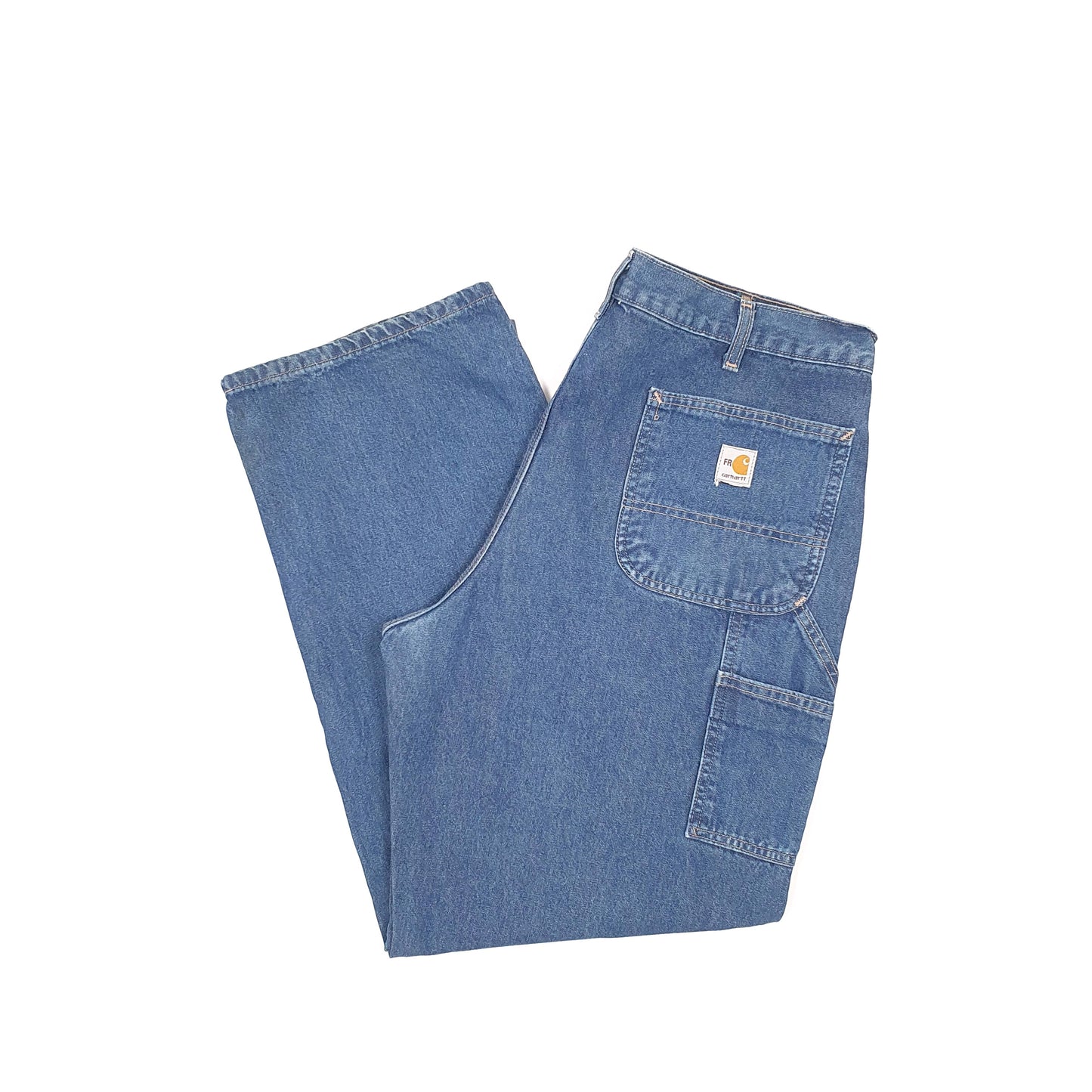 Carhartt Casual Loose Fit Carpenter Jeans W38 L32 Blue