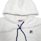 Womens White Fila  Hoodie Jumper