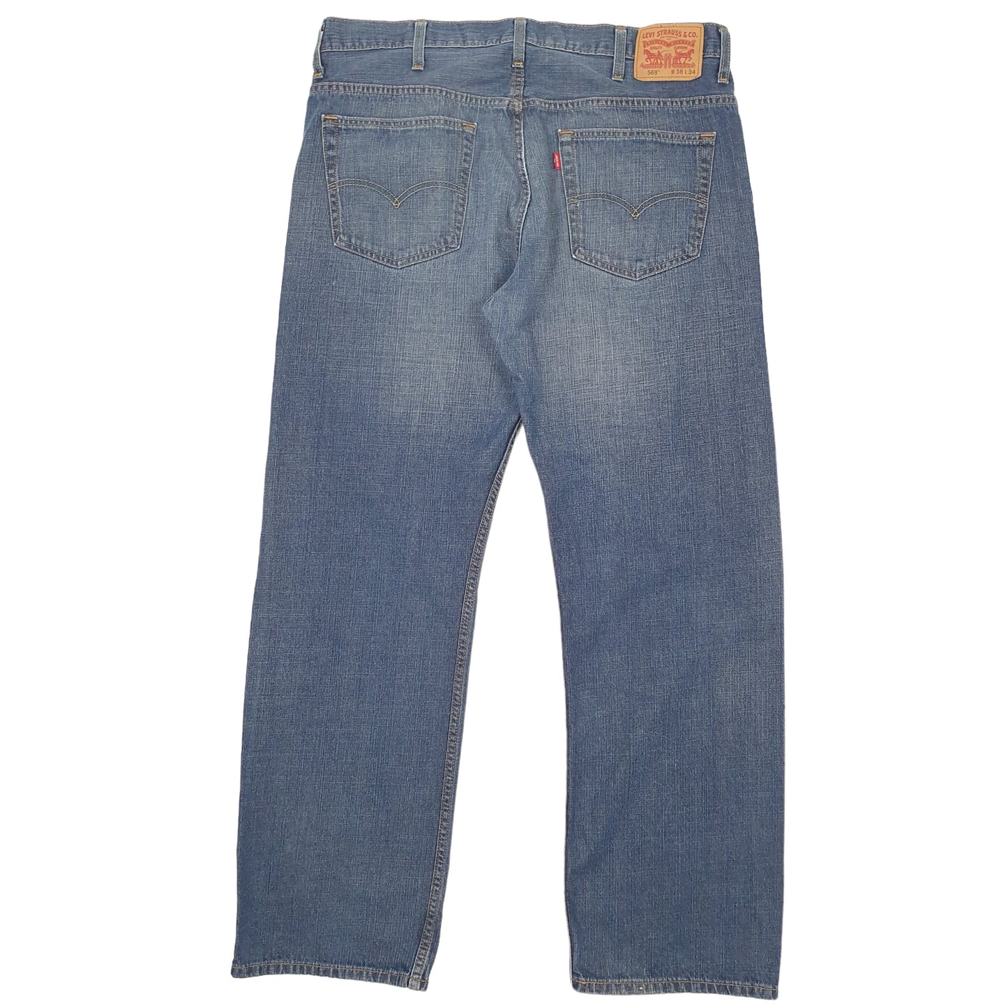 Levis 569 Loose Fit Jeans W38 L34 Blue