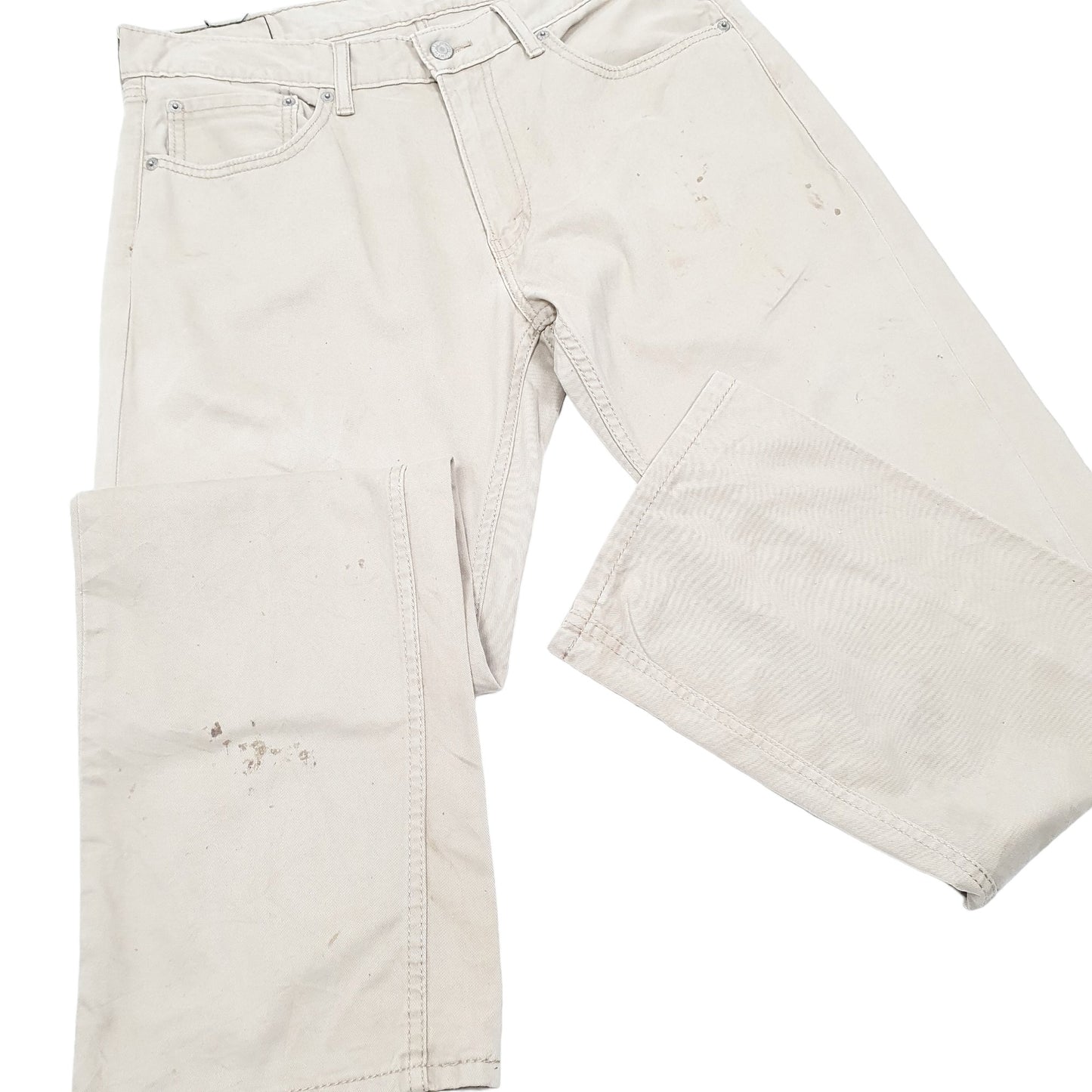 Mens Beige Levis 559 Relaxed Chino Trousers