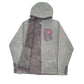 Mens Grey The North Face Sherpa Hoodie Full Zip Jumper