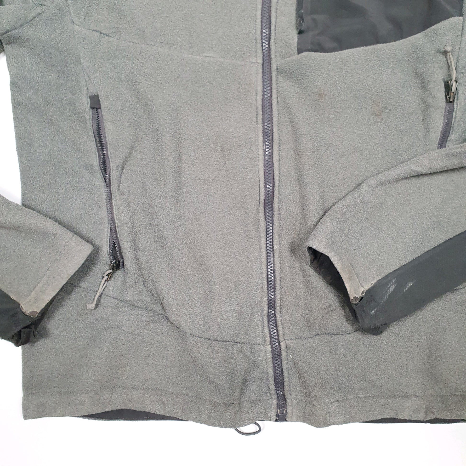 Mens Grey The North Face Sherpa Full Zip Jumper