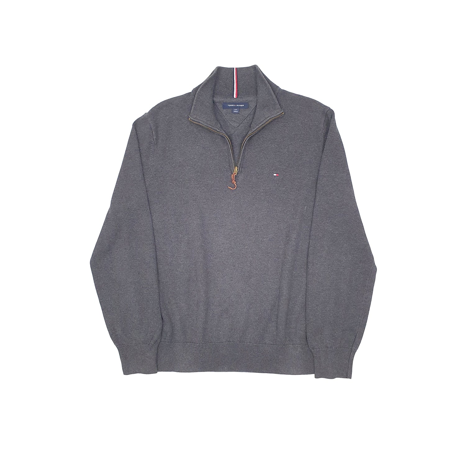 Tommy Hilfiger Quarter Zip L Grey