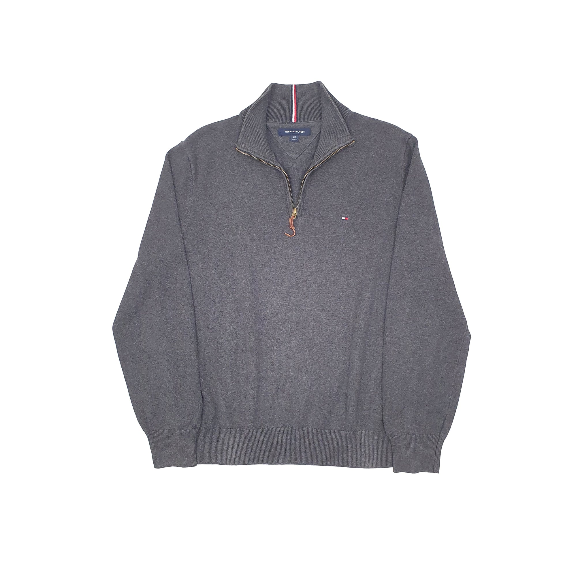 Tommy Hilfiger Quarter Zip L Grey
