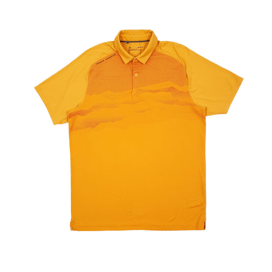 Under Armour Heatgear Short Sleeve Polyester Polo Shirt Orange