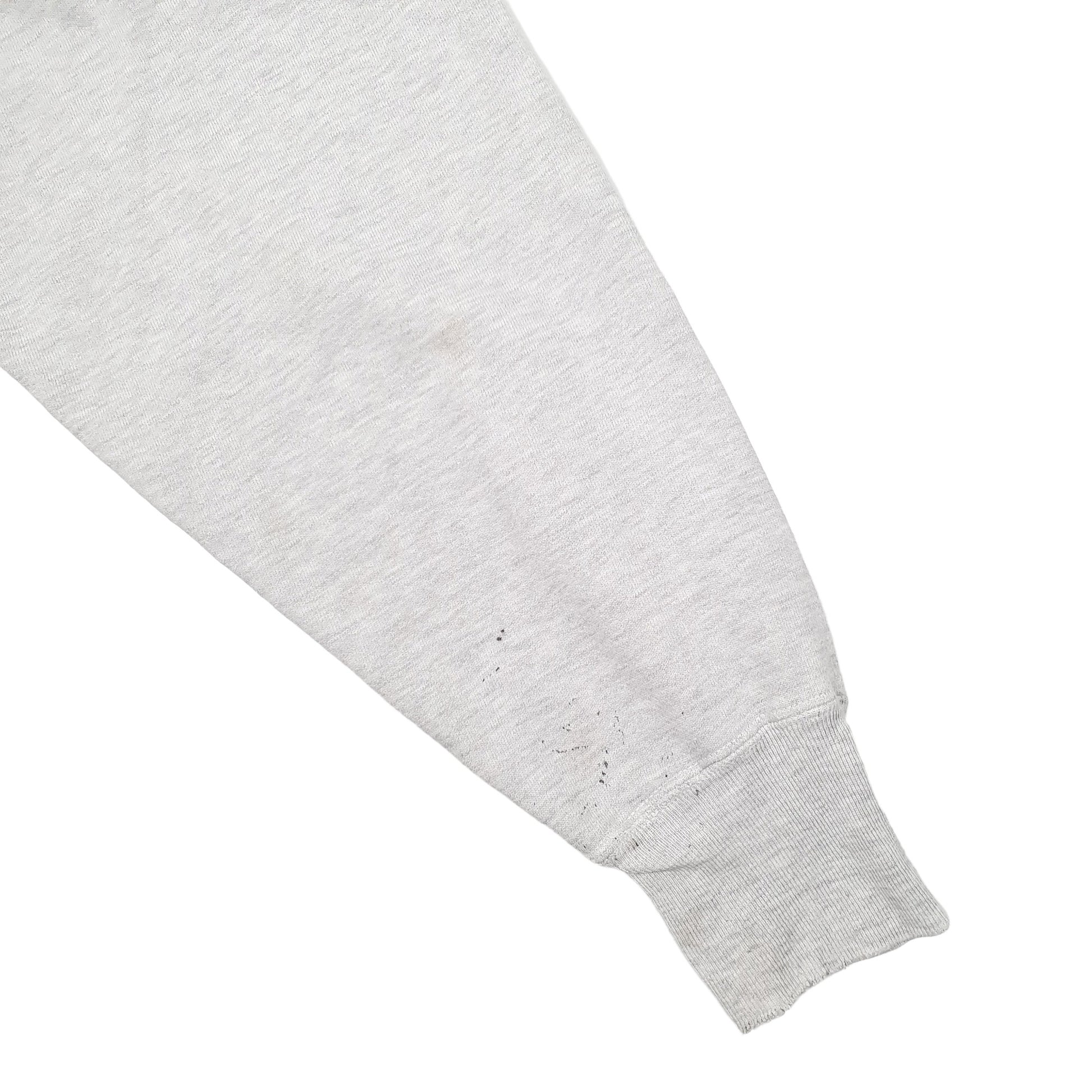 Mens Grey Champion Reverse Weave USA College Boston University Crewneck Jumper