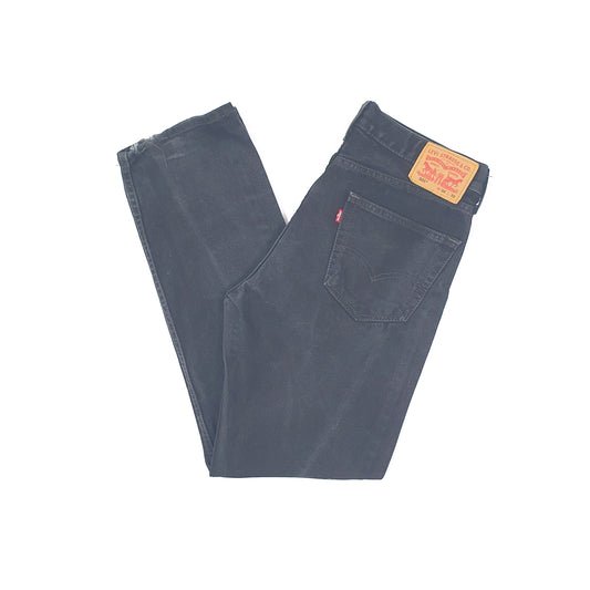 Levis 505 Regular Fit Jeans W34 L32 Black