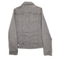 Womens Grey Simple Life  Denim Jacket Coat