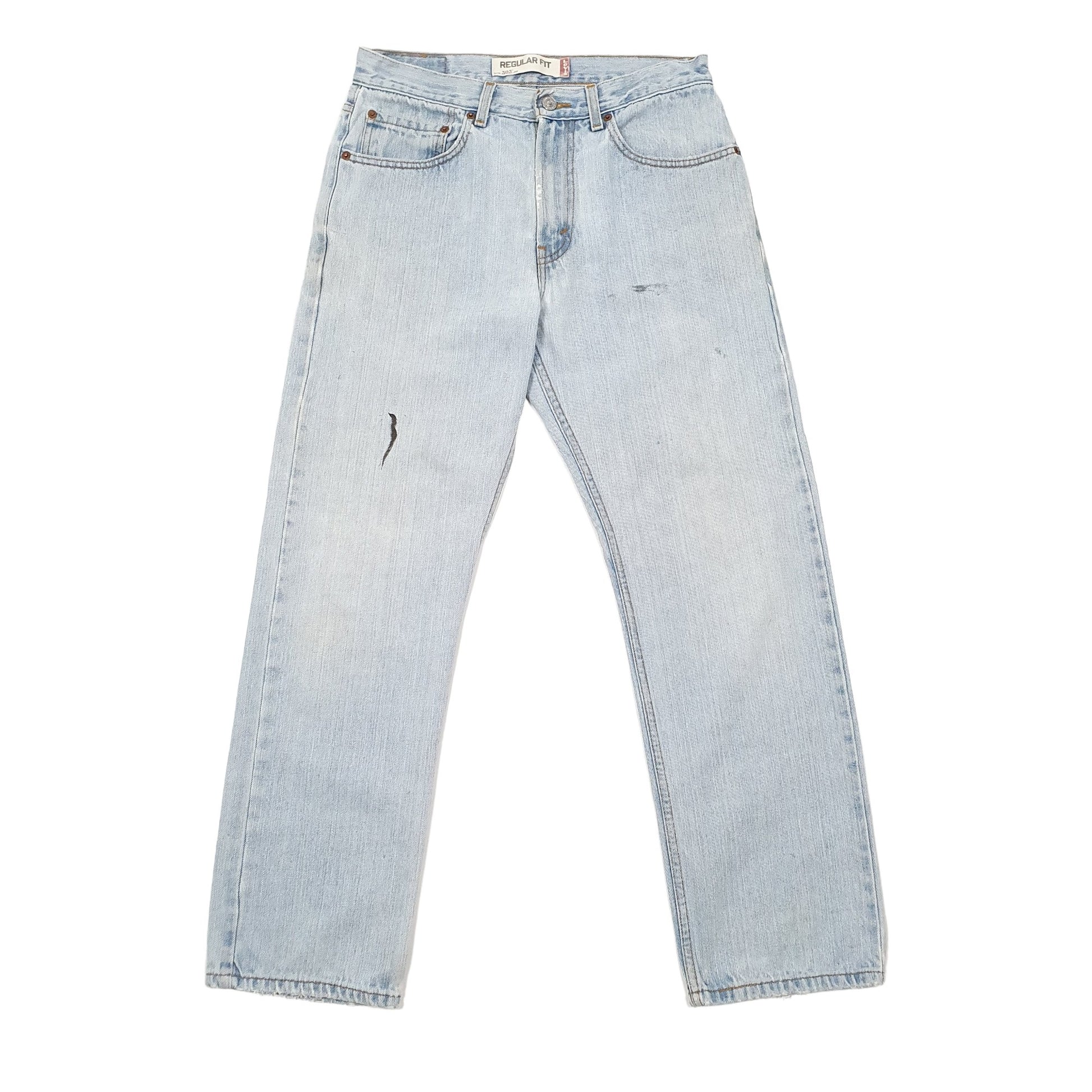 Levis 505 Regular Fit Jeans W31 L29 Blue