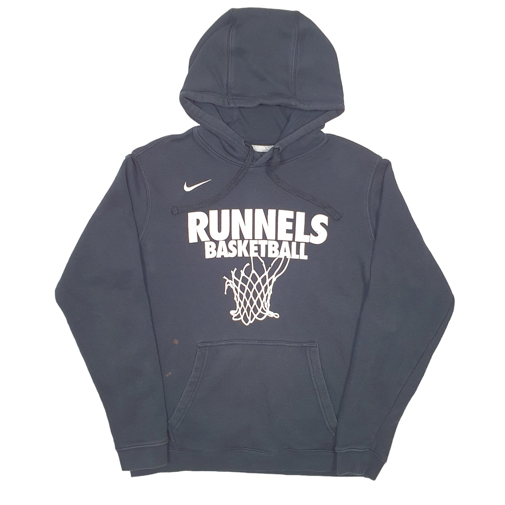 Mens Black Nike Runnels Basketball Hoodie Jumper