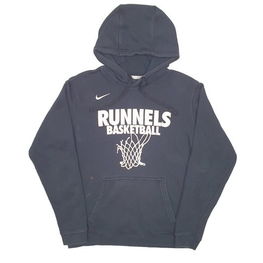 Mens Black Nike Runnels Basketball Hoodie Jumper