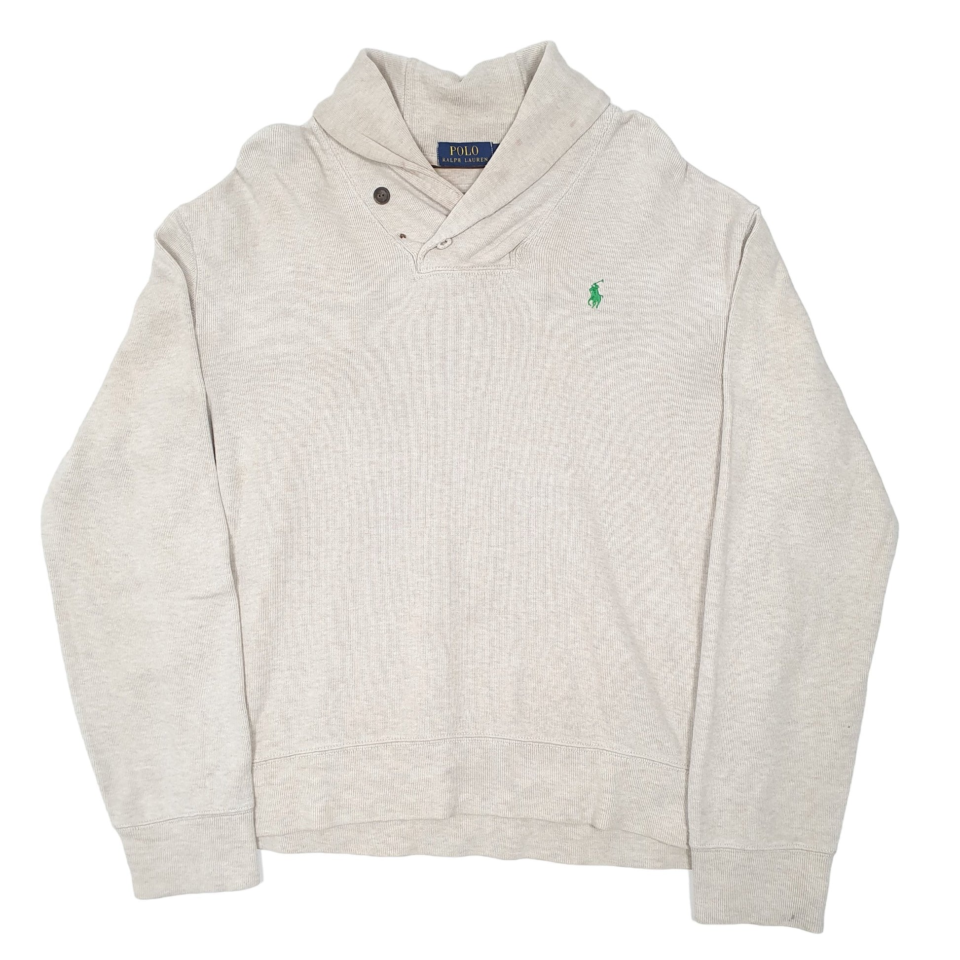 Mens Beige Ralph Lauren  Shoal Neck Jumper