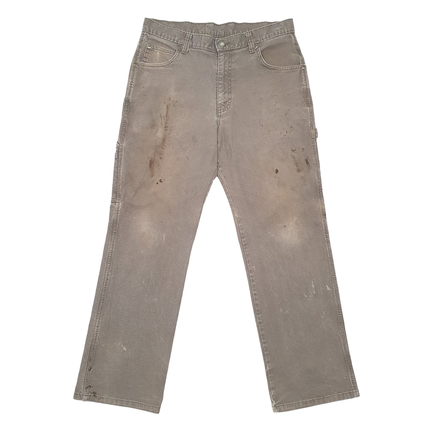 Mens Khaki Dickies  Carpenter Trousers