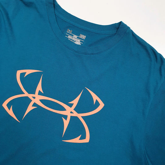 Under Armour Short Sleeve T Shirt Blue