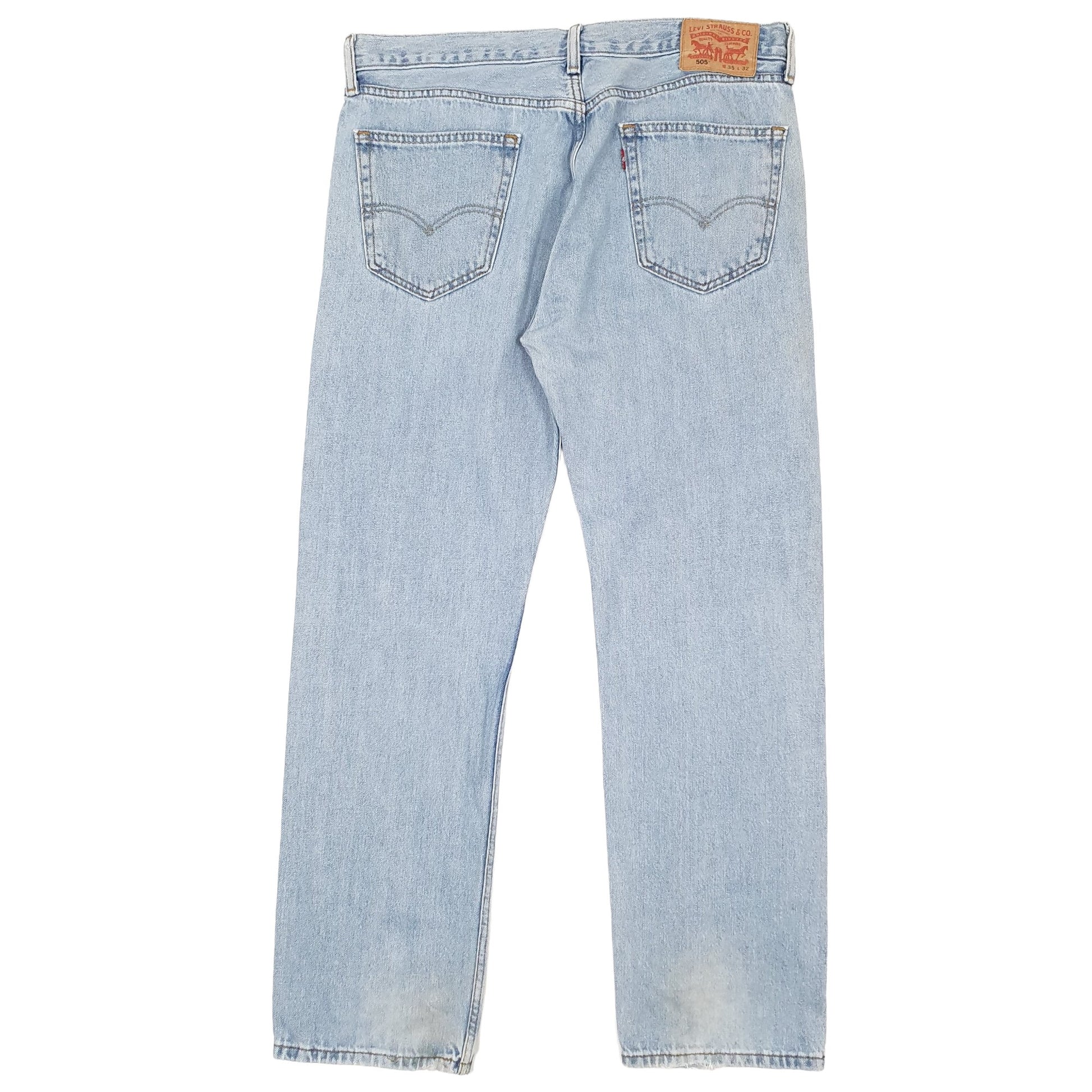 Levis 505 Regular Fit Jeans W35 L32 Blue