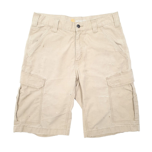 Mens Beige Carhartt Ripstop Cargo Shorts