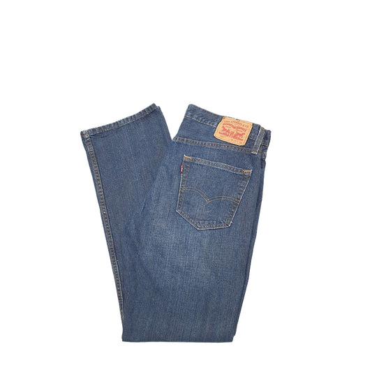 Levis 527 Bootcut Fit Jeans W34 L32 Blue